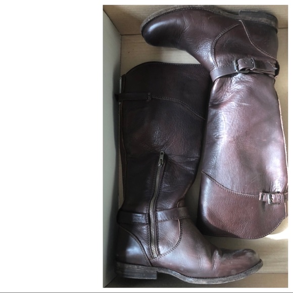 Frye / Phillip riding boot / dark brown - Picture 3 of 8